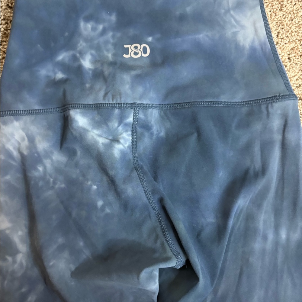 J80 Blue Tie-Dye Leggings - Picture 4 of 6